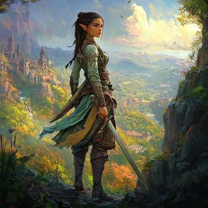 create a character for your role playing, fantasy character