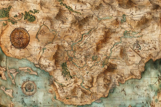 make a 2d map for your game or book