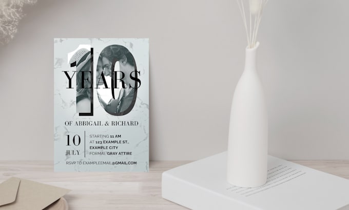design elegant wedding and anniversary invitations