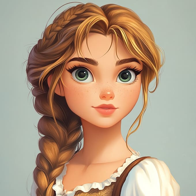 create a professional disney family portrait