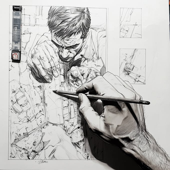 draw your comic book pages