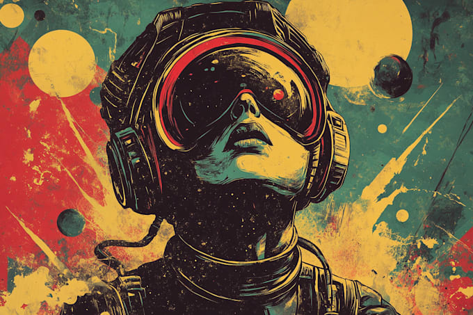 draw star wars, game character or sci fi game character art