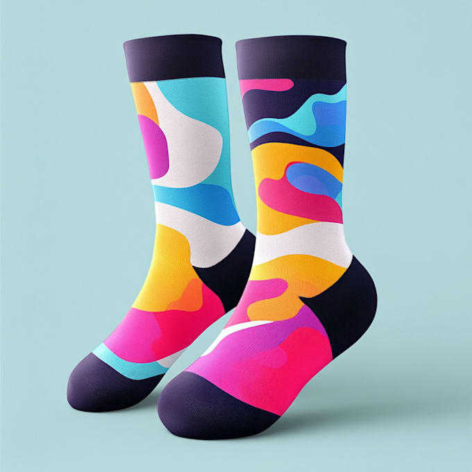 do a sublimation socks design