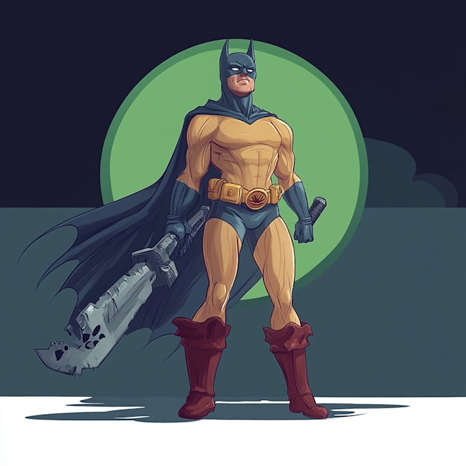 draw your superhero character design