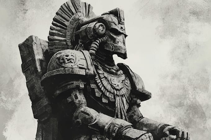 draw your warhammer 40k character art