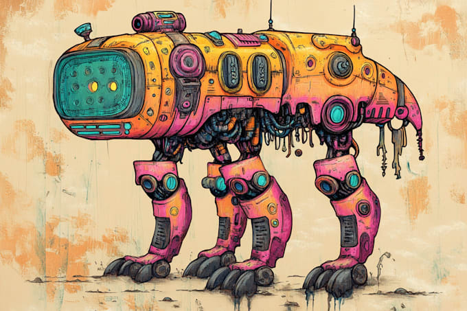 make a detailed warhammer illustration, paint warhammer