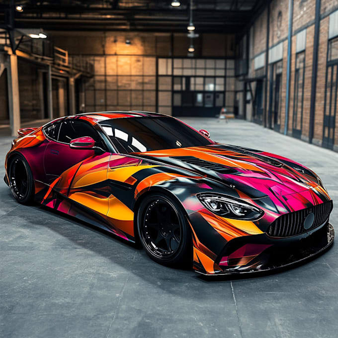 design a professional car or van wrap