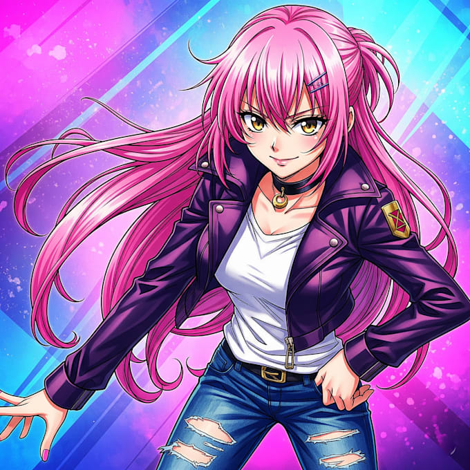 draw manga comic webtoon anime story for you