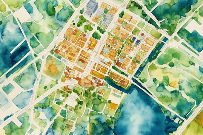 create high quality vector map illustration
