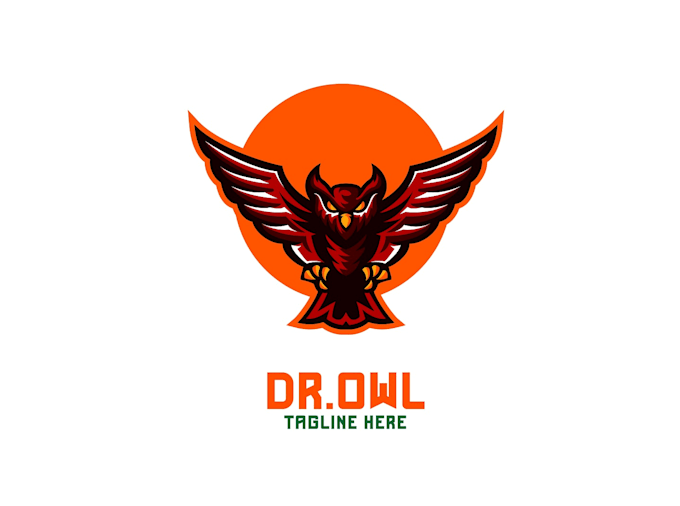 create exclusive and marvelous owl bird logo design