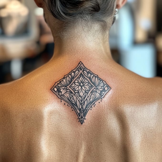 create a profesional tribal tattoo design