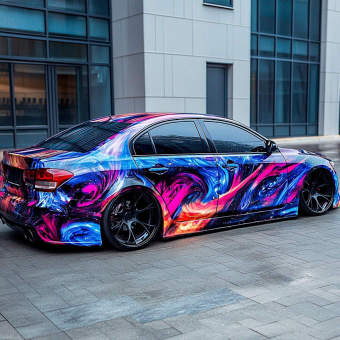create an insane design mockups in van or car