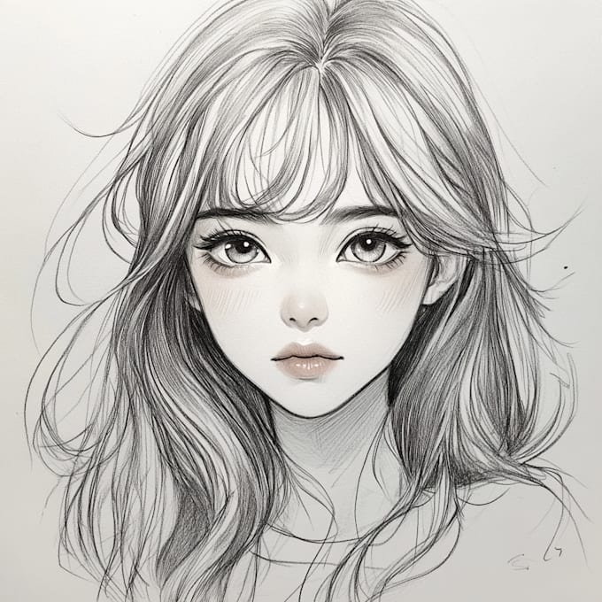 draw anime characters illustration