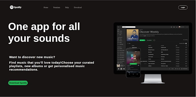 build a responsive website with clean UI
