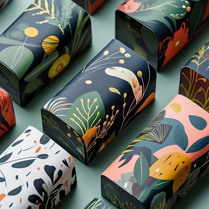 do custom box packaging design and product box design