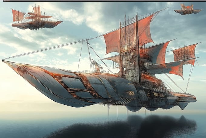 design spaceships and sci fi vehicles