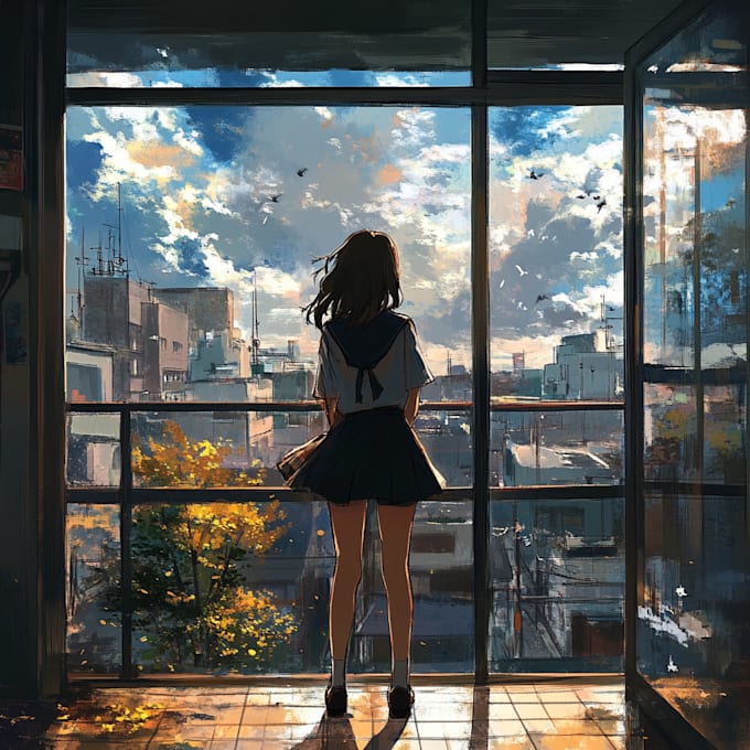 draw beautiful anime character illustrations