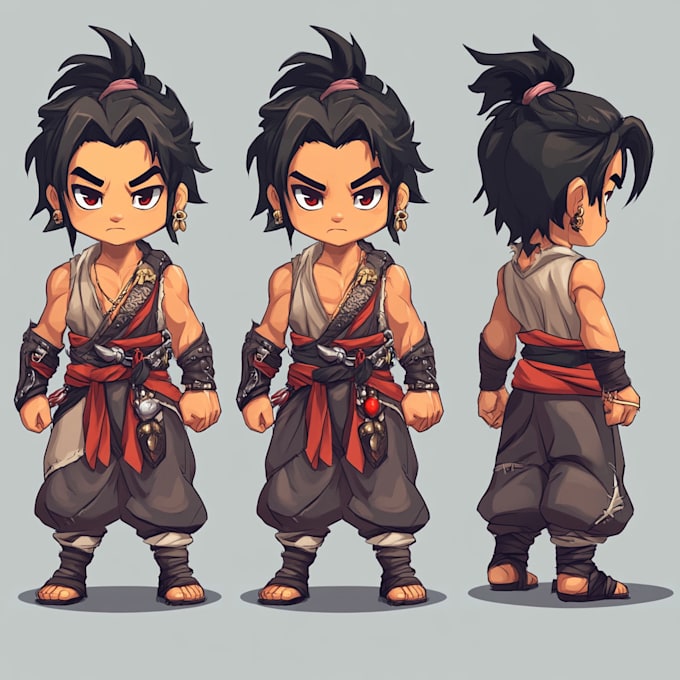 Make 2d game character, illustration and cartoons by Westonchan_ | Fiverr