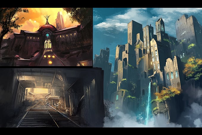 environment concept art landscape design