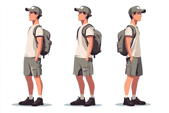 create cartoon character or avatar in vectors