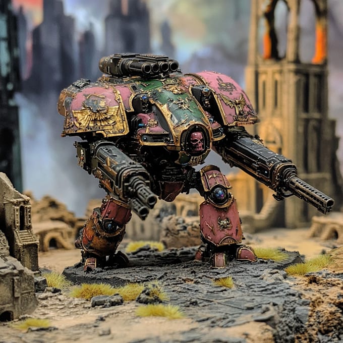 paint your miniature warhammer 40k with base gaming print
