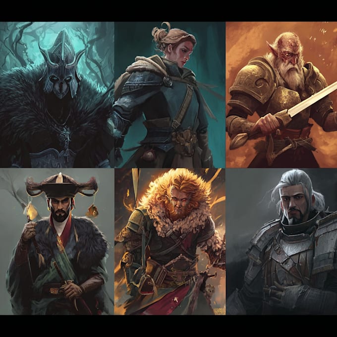 Fansinating Characters Draw original fantasy characters, concept art, fanart by Kadejadges ...
