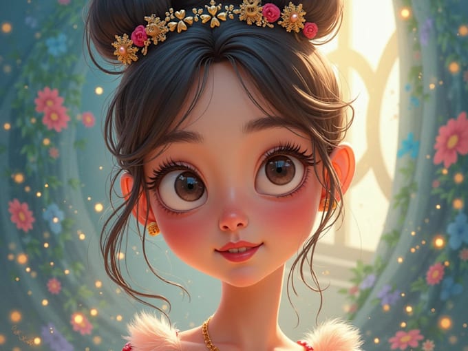 draw your portrait in disney style
