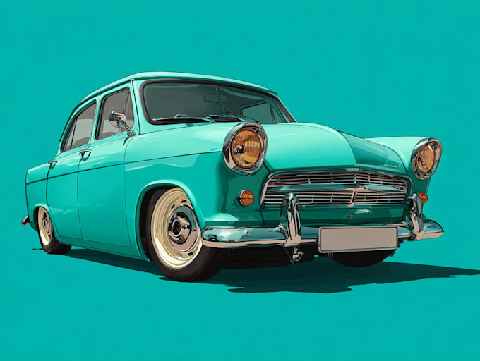 draw vector art any vehicle from your image