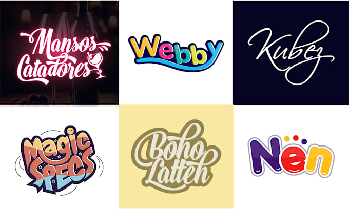 design custom typography logo