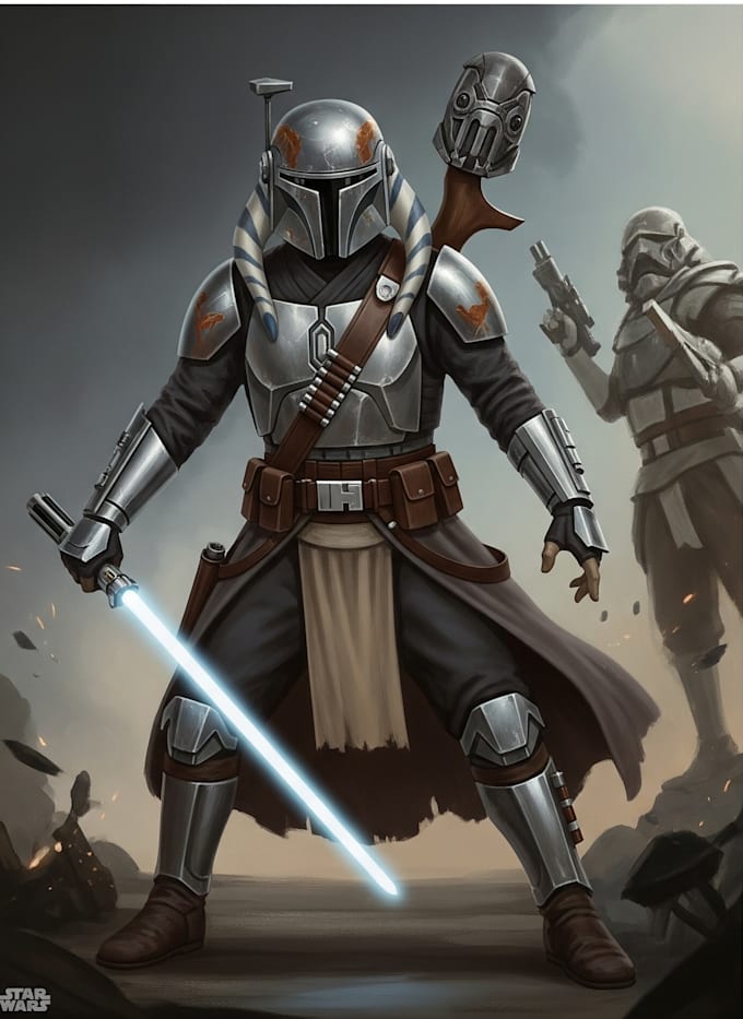 draw a star wars custom illustration or fan art
