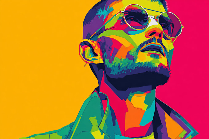 make an unique wpap pop art style