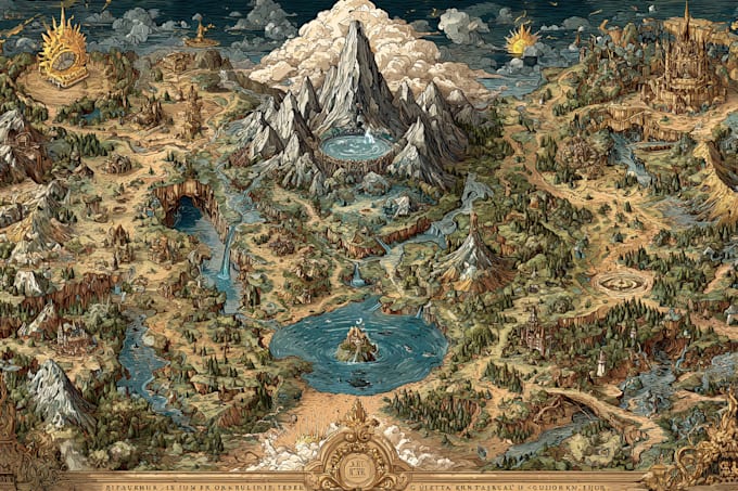 Create maps for your fantasy game, book and projects by Lydiacarlson43 ...