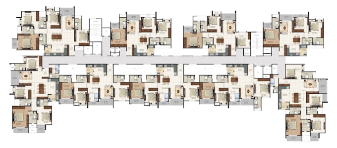 create architectural site plan and master plan