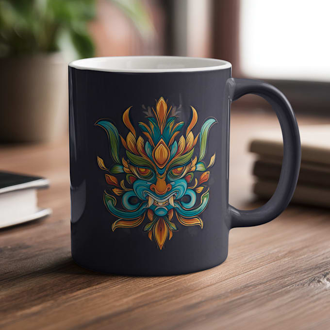make awesome custom coffee mug design