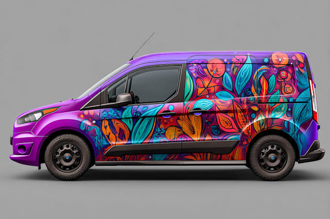 do professional car wrap design, van wrap design