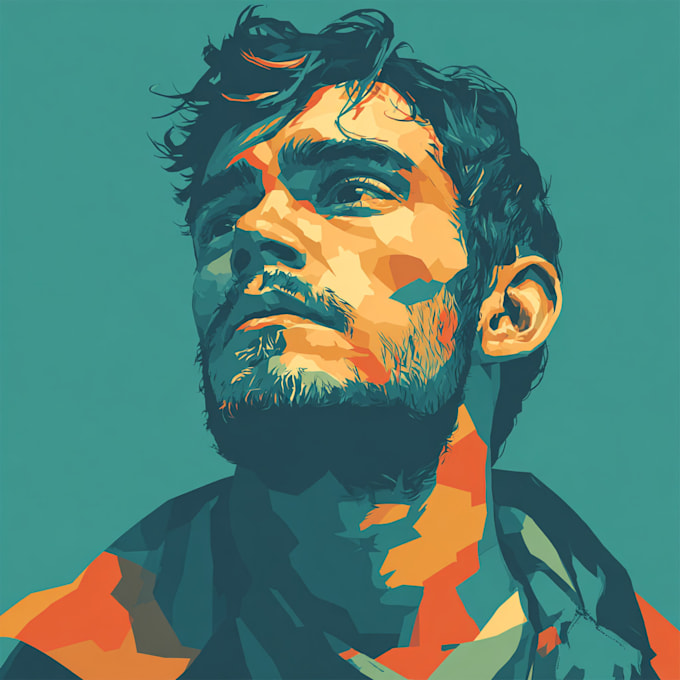make a vector portrait or illustration