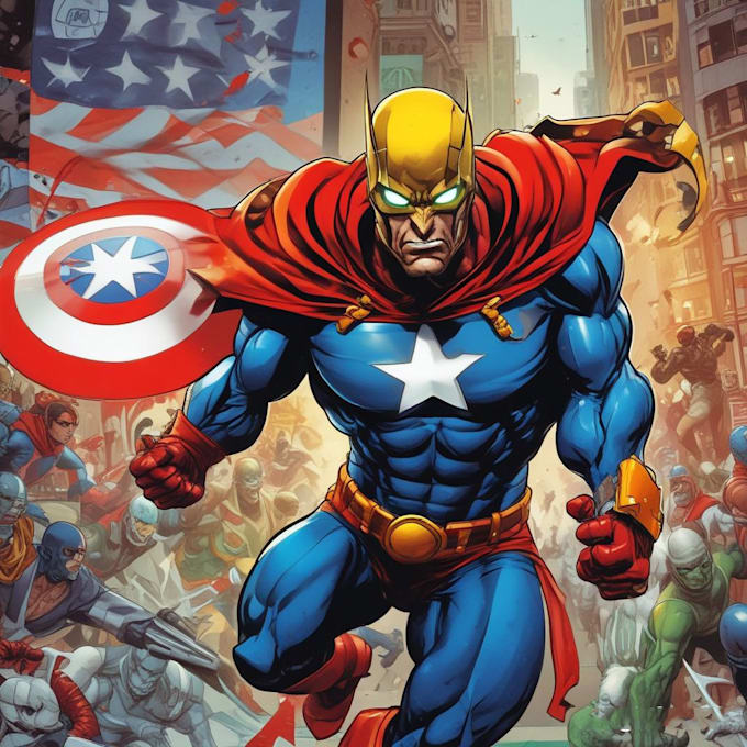 draw graphic novel comic book superhero comic comic page