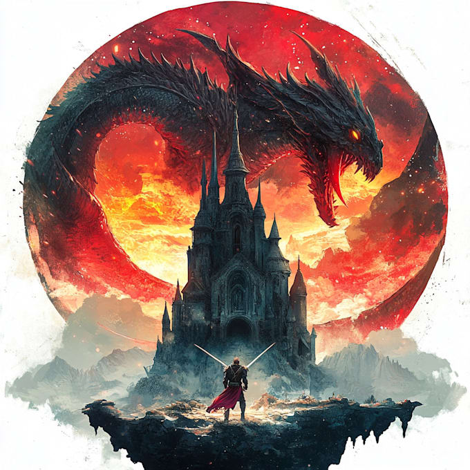 do fantasy game logo with cool unique magic style