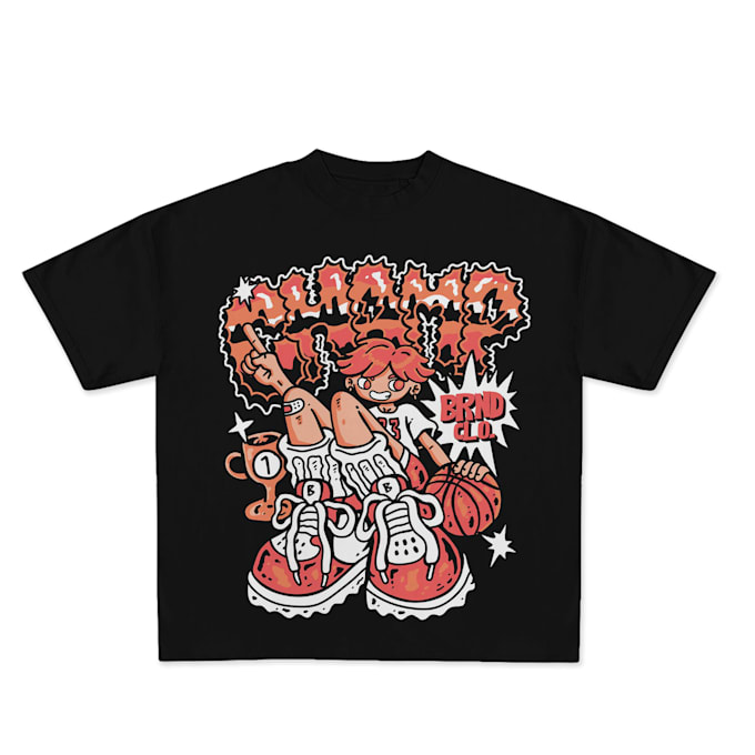 do a shirt design ready to print