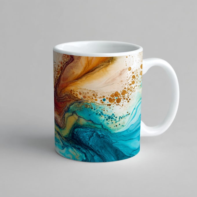 do custom typography coffee mug design or coffee mug design