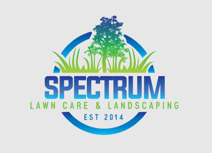 create an unique logo for beach landscape and lawncare