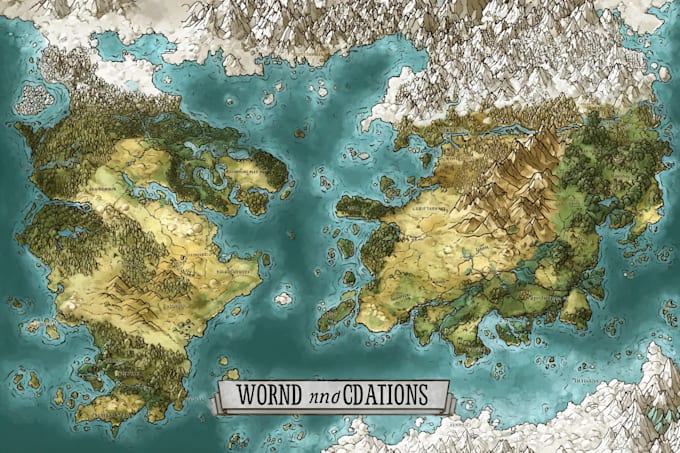 make an amazing world or regional custom fantasy map