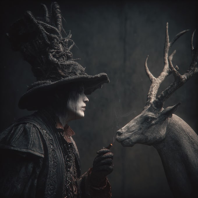 make fantasy horror and fantasy horror character