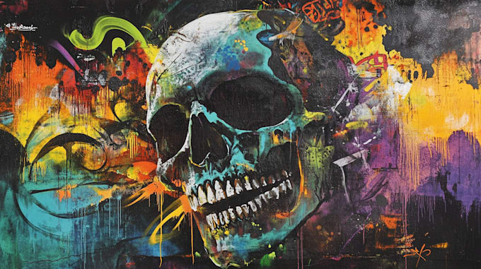 design multi layer graffiti stencil art for spray paint