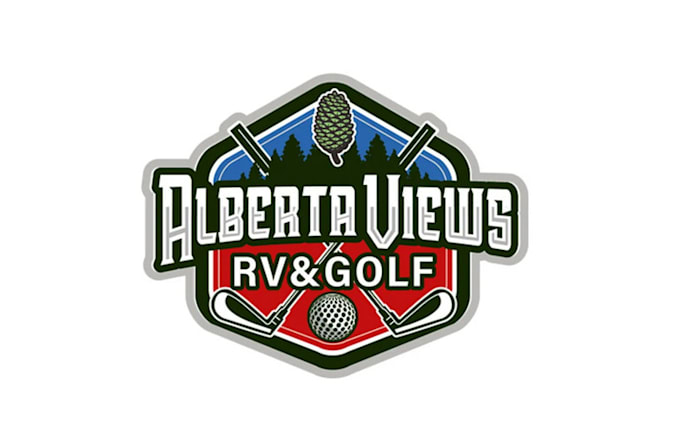 create modern and excellent golf cart logo