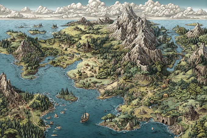 make your fantasy city map