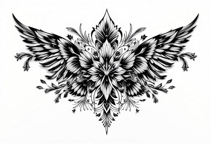 design custom ornamental tattoo for you