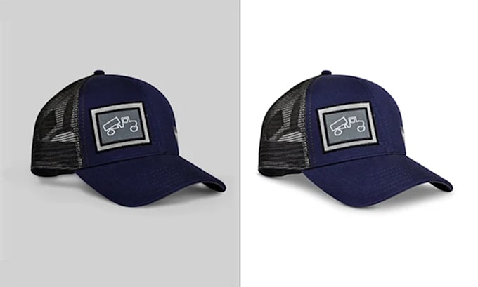 do product photo editing, background removal, natural shadow
