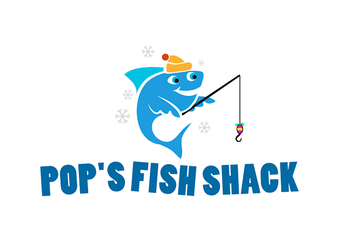 make an modern fish logo design
