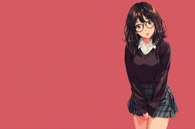 do characters in cartoon or anime style